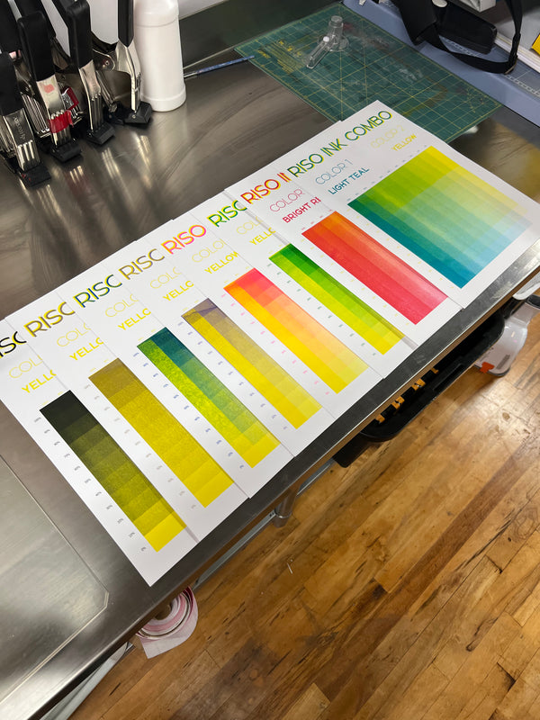 Risograph 2 Color Combo: The Color Sets