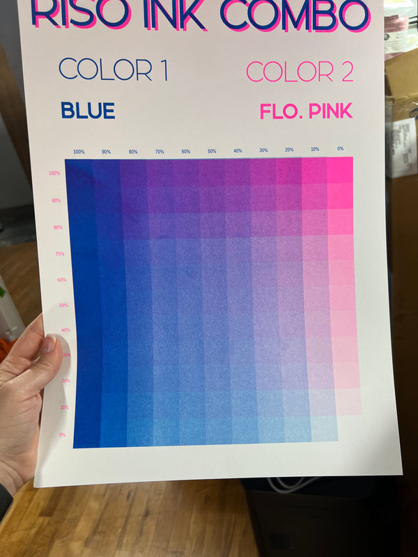 Risograph 2 Color Combo: One Print