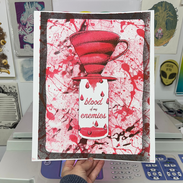 Blood of my Enemies Riso Print