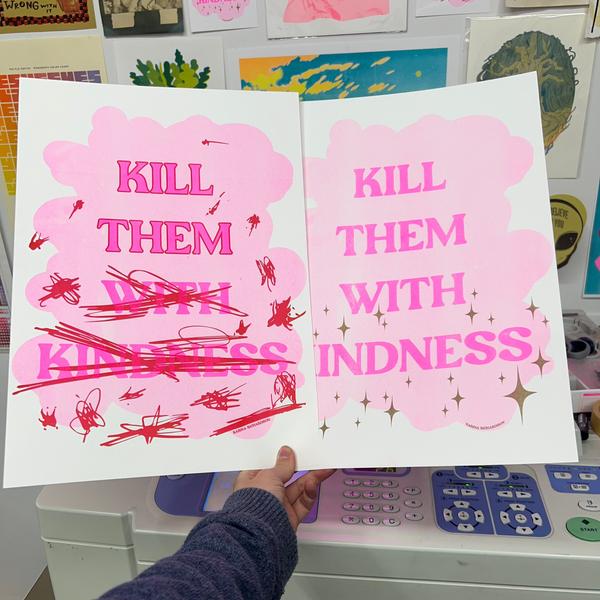 The Kill Them with Kindness Diptych