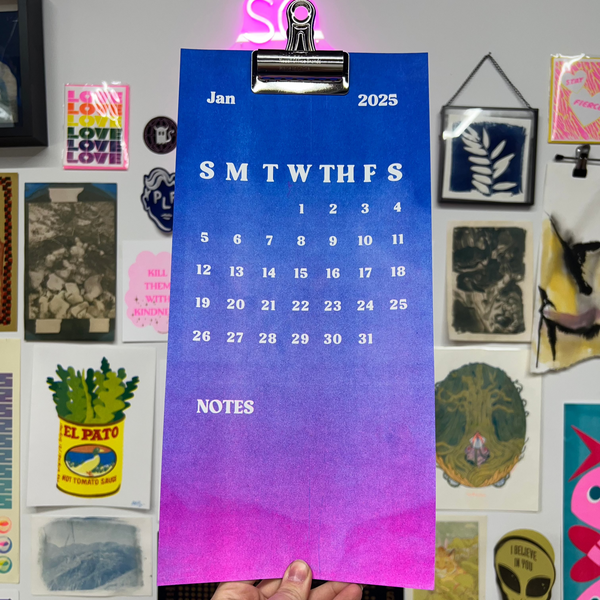 2025 Riso Gradient Calendar